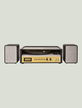 Gramofon CROSLEY Coda 2-biegowy z Bluetooth i system półki z radiem FM  (2)