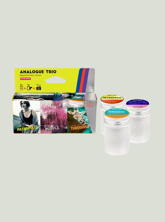 Film LomoChrome Analogue Trio Mixed Film Pack 35 mm Lomography