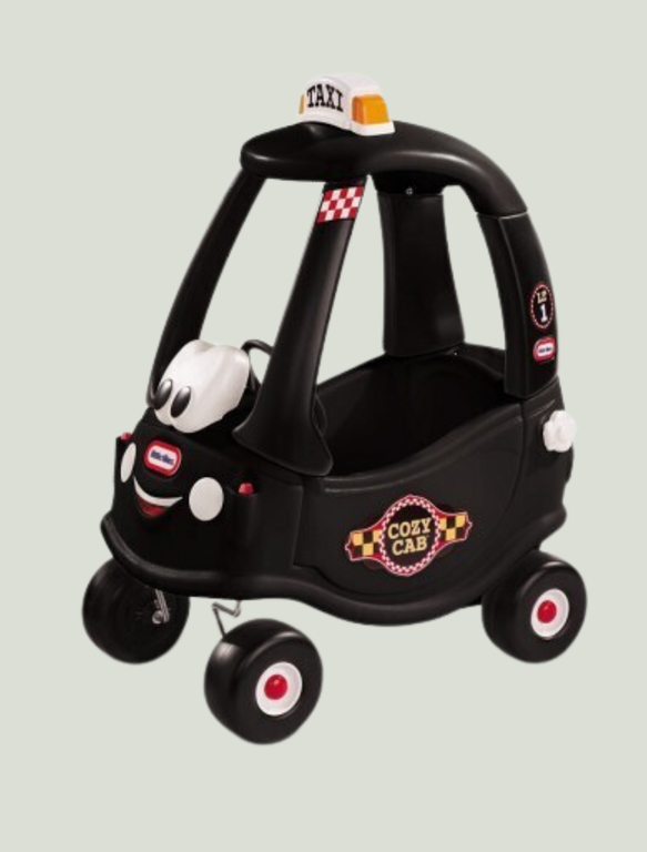 Pojazd dla dzieci Jeździk Samochód Cozy Coupe czarna Taxi Little Tikes
