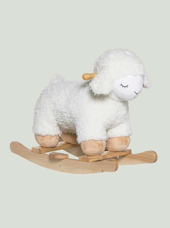 Zabawka na biegunach Laasrith, owca, biała Bloomingville Mini